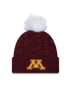New Era Women's Cable Pom Knit Hat