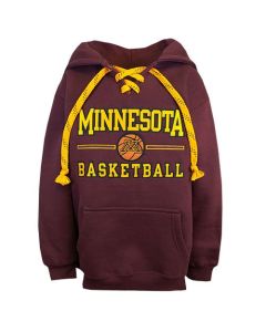 Basketball Line Lace Youth Hooded Sweatshirt